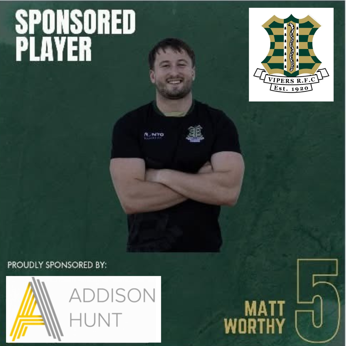 SPONSORSHIP ANNOUNCEMENT! - Addison Hunt